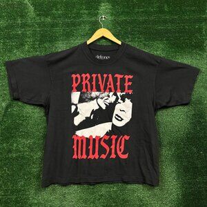 Deftones Private Music Nu Metal Band Oversized T-Shirt Size Extra Large